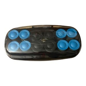 Conair 4 Super Jumbo and 8 Jumbo Ceramic Hot Rollers + Bonus 12 Clips